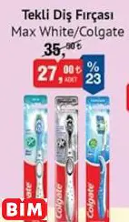 MAX WHİTE/COLGATE TEKLİ DİŞ FIRÇASI MAX WHİTE/COLGATE TEKLİ DİŞ FIRÇASI